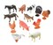 Farm Animals 12-Pack 3"–5" – Assorted Plastic Barnyard Animal Figures for Kids Play, Classroom & Party Favors